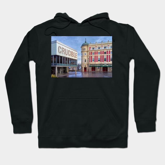 Crucible & Lyceum Theatres, Sheffield Hoodie by galpinimages